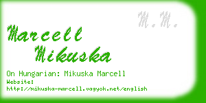marcell mikuska business card